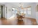 Charming dining room with large windows and a chandelier at 3013 Arsdale Rd, Waxhaw, NC 28173