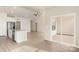 A large living space features an island, stainless steel appliances and sliding glass doors at 3254 Maple Ridge Dr, Gastonia, NC 28052