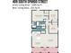 Detailed floor plan of the house, illustrating room layouts and dimensions at 409 S Spargo St, Dallas, NC 28034