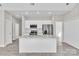 Open kitchen with granite countertops, stainless steel appliances, and a center island with a breakfast bar at 427 Queens Ct, Gastonia, NC 28052