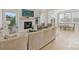 Bright and airy living room features a fireplace, large windows, and stylish furniture at 623 Plowshare Way, Clover, SC 29710
