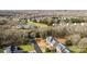 Overhead shot showcasing the community pool and surrounding neighborhood at 8606 Chatsworth Ln, Waxhaw, NC 28173