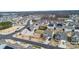 Aerial view of new residential community with homes, streets, and well-maintained landscaping at 14815 Superior St, Charlotte, NC 28273