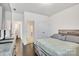 Bedroom with hardwood floors and ensuite bathroom at 14815 Superior St, Charlotte, NC 28273