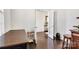 Home office featuring french doors, desk, decorative accents and hardwood floors at 14815 Superior St, Charlotte, NC 28273