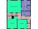 Second-floor floor plan showing the primary bedroom, bathrooms, and bedrooms at 16504 Knox Run Rd, Huntersville, NC 28078