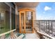 Balcony with an outdoor sauna and stunning city views, perfect for relaxation and enjoying the scenery at 222 S Caldwell St # 2008, Charlotte, NC 28202