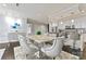 Elegant dining area adjacent to the kitchen, perfect for gatherings at 222 S Caldwell St # 2008, Charlotte, NC 28202