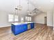 Spacious eat-in kitchen with custom cabinets, a large island, and stainless steel appliances at 2328 Kingsburry Rd, York, SC 29745