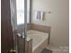 Clean and functional bathroom featuring a shower and tub combo at 2630 Sloan Dr, Charlotte, NC 28208