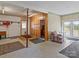 Spacious basement featuring eclectic decor, with paneling and a walkout. Ready for personalization at 265 River Run Rd, Statesville, NC 28625
