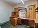 Office featuring a built-in desk, offering an organized workspace that blends function with vintage flair at 265 River Run Rd, Statesville, NC 28625