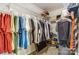 Organized walk-in closet with ample storage for clothing and accessories, maximizing space and convenience at 2719 Selwyn Ave # 6, Charlotte, NC 28209