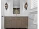 Modern bathroom features a sleek vanity with plenty of storage space at 2818 Kenwood Sharon Ln, Charlotte, NC 28211