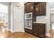 Stylish kitchen featuring stainless steel appliances, including a microwave and oven combo at 2934 Hiddenbrook Way, Fort Mill, SC 29707