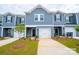 Charming townhome featuring a one car garage, neutral exterior, and neatly maintained lawn at 508 Tayberry Ln, Fort Mill, SC 29715