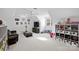 Attic bonus room featuring large windows, plush carpeting, and ample storage at 5231 Lila Wood Cir, Charlotte, NC 28209
