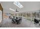 Covered porch area perfect for outdoor dining and relaxing at 7224 St Clair Dr, Charlotte, NC 28270