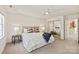 Bright bedroom boasts plush carpet and large mirrored closet, with ensuite access at 9036 Saint Thomas Ln, Charlotte, NC 28277