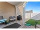 Private back patio with outdoor seating and grill, perfect for entertaining and relaxation at 919 Pennington Dr, Indian Land, SC 29720