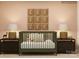 Charming Bedroom features a crib flanked by decorative lamps and stylish wall decor at 109 Dogwood Grove Pl, Troutman, NC 28166