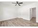 Bedroom with neutral walls, wood floor, and entry to closet or bathroom at 1173 Yorkdale Ln, Lincolnton, NC 28092