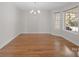 Dining room with hardwood floors and a chandelier at 1207 Overhill Rd, Salisbury, NC 28144