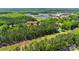 Aerial view of the property nestled in a wooded area, close to local amenities at 1774 Hwy 55 E Hwy, Clover, SC 29710