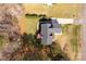 Bird's eye view of the house showcasing the roof and backyard with trees at 2050 Sunswept Ln, York, SC 29745