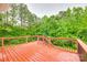 The wet deck overlooks a lush green forest at 2050 Sunswept Ln, York, SC 29745