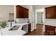 Well-appointed kitchen featuring stainless steel appliances, white backsplash, and pristine countertops at 2050 Sunswept Ln, York, SC 29745