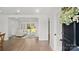 View of the entryway with a view into the living room and backyard at 2509 Lanecrest Dr, Charlotte, NC 28215