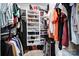 Walk-in closet featuring custom shelving and rods for clothing and accessories, designed for optimal storage and organization at 2656 Grantham Place Dr, Fort Mill, SC 29715