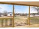 Backyard view from the back deck at 2687 Glenn St, Newton, NC 28658