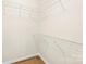 Empty closet with wire shelving and wood flooring at 2687 Glenn St, Newton, NC 28658
