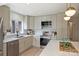 Modern kitchen features stainless appliances, white countertops, stylish backsplash, and ample cabinet space at 2827 Temple Ln, Charlotte, NC 28205