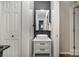 Contemporary bathroom with a stylish vessel sink and neutral color palette at 3231 Eastwood Dr, Charlotte, NC 28205