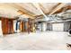 Unfinished basement with exposed ductwork and concrete floor, perfect for storage or future customization at 4025 4Th Street Nw Ln, Hickory, NC 28601