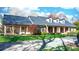 Attractive brick home with covered parking, mature landscaping and dormer windows at 4025 4Th Street Nw Ln, Hickory, NC 28601