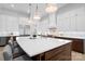 Bright kitchen featuring a large island with a white countertop and modern stainless steel appliances at 515 Deanne Dr, Rock Hill, SC 29730