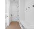 Mudroom features a built-in bench with storage and coat hooks for organization at 515 Deanne Dr, Rock Hill, SC 29730