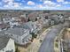 Aerial view of a neighborhood with tree-lined streets and well-maintained homes at 786 Stratford Run Dr, Fort Mill, SC 29708