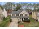 Attractive two-story home with an attached garage and manicured lawn, perfect for Gathering living at 8932 Raven Park Dr, Charlotte, NC 28216