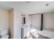 Well-lit bathroom with tub-shower combination, stylish vanity and modern fixtures at 1200 Grace Ave, Kannapolis, NC 28083