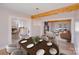 The dining room flows into the living room and kitchen area for easy entertaining at 1200 Grace Ave, Kannapolis, NC 28083