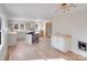 Bright kitchen featuring an island, modern cabinets, and stainless steel appliances at 1200 Grace Ave, Kannapolis, NC 28083