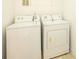 An interior laundry area with a washing machine and dryer at 1991 9Th Street Se Pl, Hickory, NC 28602