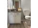 Bathroom featuring a vanity with granite countertop and a toilet at 2049 Winding Oak Rd, Rock Hill, SC 29732