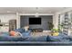 Comfortable living room with a modern entertainment center and ample seating at 2130 Blewett Dr, Charlotte, NC 28269