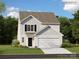 Charming two-story home featuring a modern exterior, attached two-car garage, and well-manicured lawn at 2341 Trollinger Dr, Catawba, NC 28609